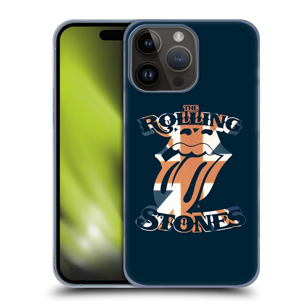 ROLLING STONES ローリングストーンズ (来日 35周年 記念 ) - Union Jack Tongue ハード case / Apple iPhoneケース - PGS